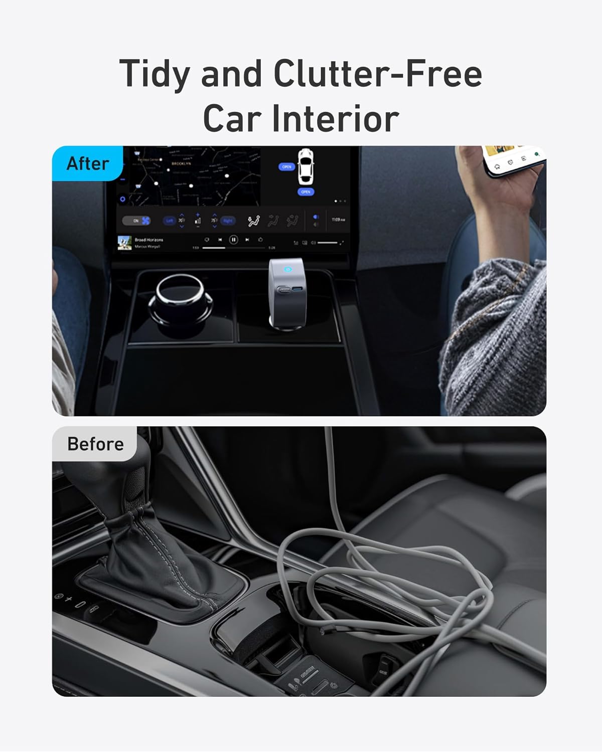 ANKER 2-IN-1 CLUTTER-FREE CAR CHARGER 75W