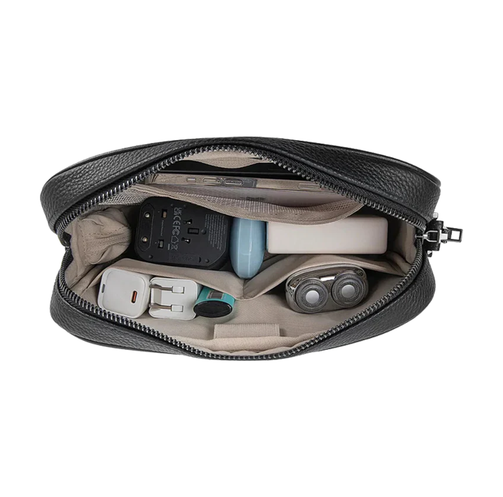 WIWU Master Genuine Leather Fingerprimt Lock Pouch