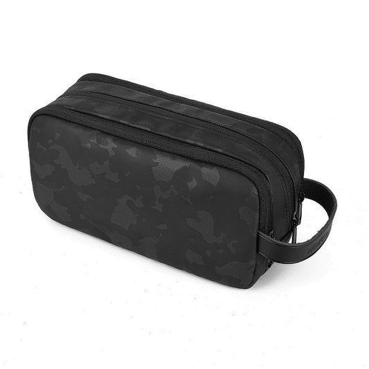 WiWU Salem Travel Pouch Big Capacity 3 Layer Daily Accessories Gadget Organizer with Leather Handle