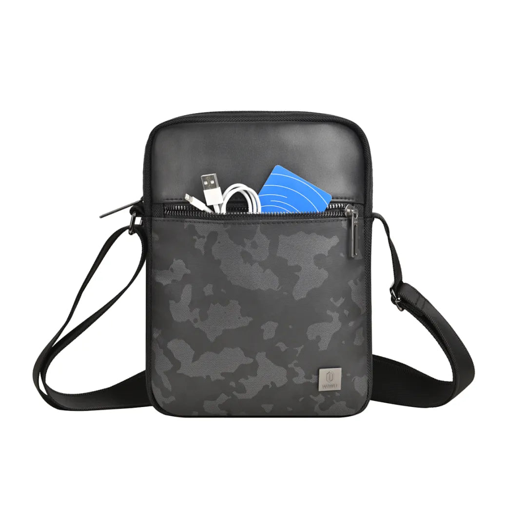 WIWU Salem Sling Bag for men Daily Crossbody bag with camouflage fabric