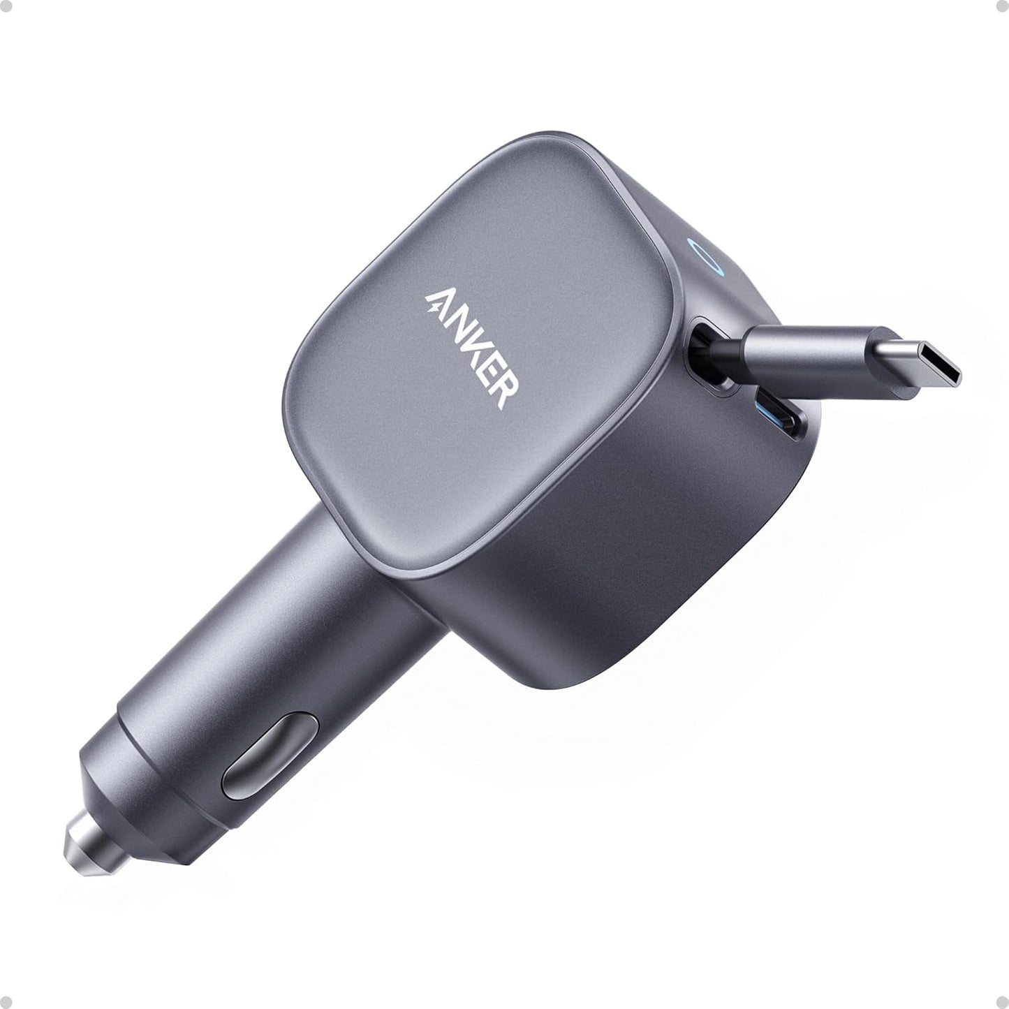 ANKER 2-IN-1 CLUTTER-FREE CAR CHARGER 75W