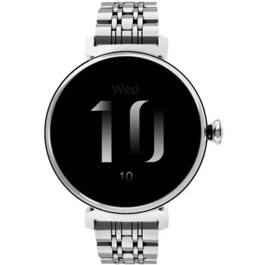 HiFuture Aura Woman Bluetooth Smart Watch, 1.04″ AMOLED Display, IP68 Waterproof, up to 7 days daily use, Heart rate & Sleep Monitoring - Silver