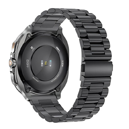 Swiss Military Dom 7 Smart Watch . Gunmetal Frame With Black Metal Strap