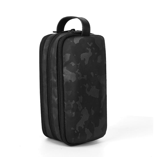 WiWU Salem Travel Pouch Big Capacity 3 Layer Daily Accessories Gadget Organizer with Leather Handle