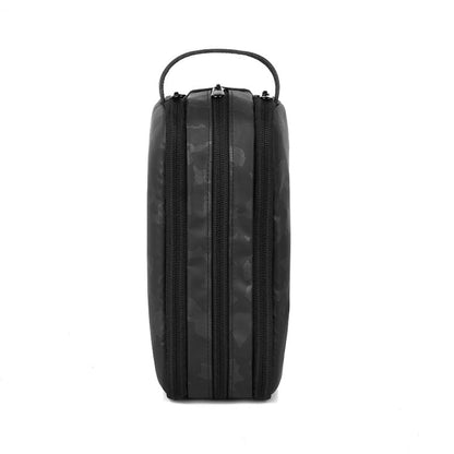 WiWU Salem Travel Pouch Big Capacity 3 Layer Daily Accessories Gadget Organizer with Leather Handle
