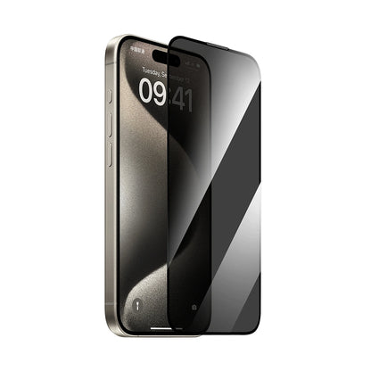 WiWU High Transparent HD Tempered Glass privacy black /pack Phone Screen Glass
