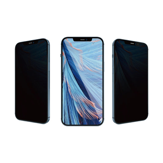 WiWU High Transparent HD Tempered Glass privacy black /pack Phone Screen Glass