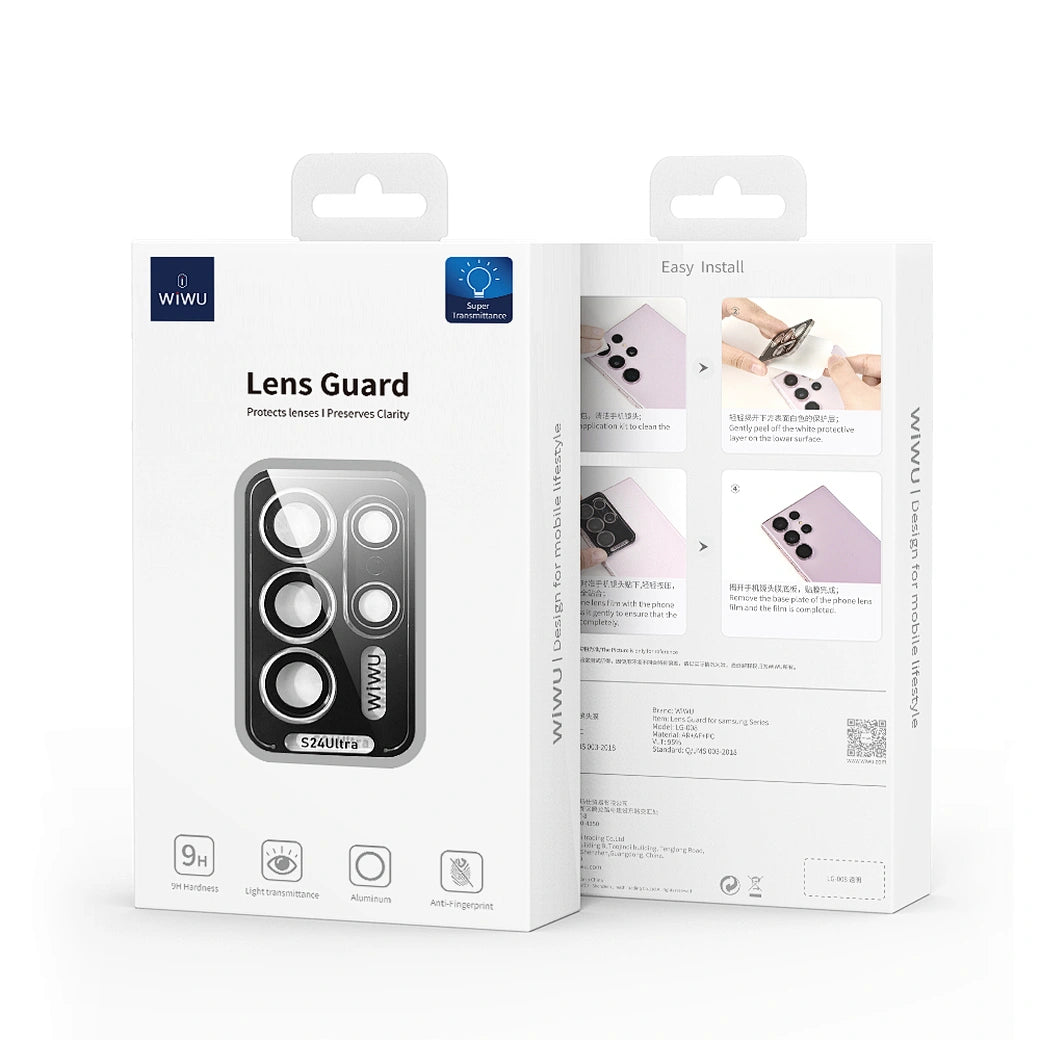 WiWU Anti-scratch Lens Guard for Samsung S24  Ultra High Quality Glass Phone Lens Protector Glass