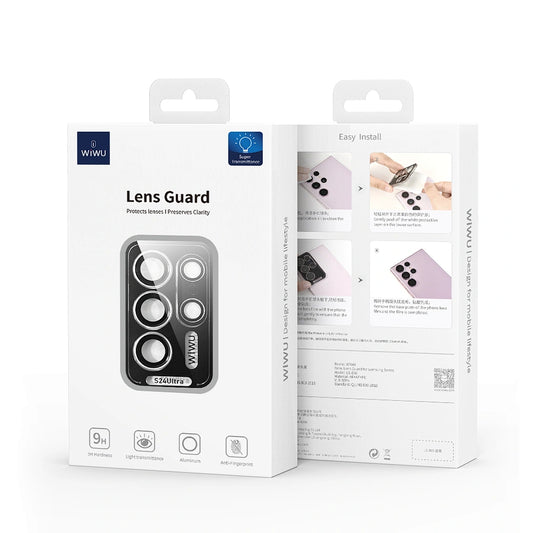 WiWU Anti-scratch Lens Guard for Samsung S24  Ultra High Quality Glass Phone Lens Protector Glass